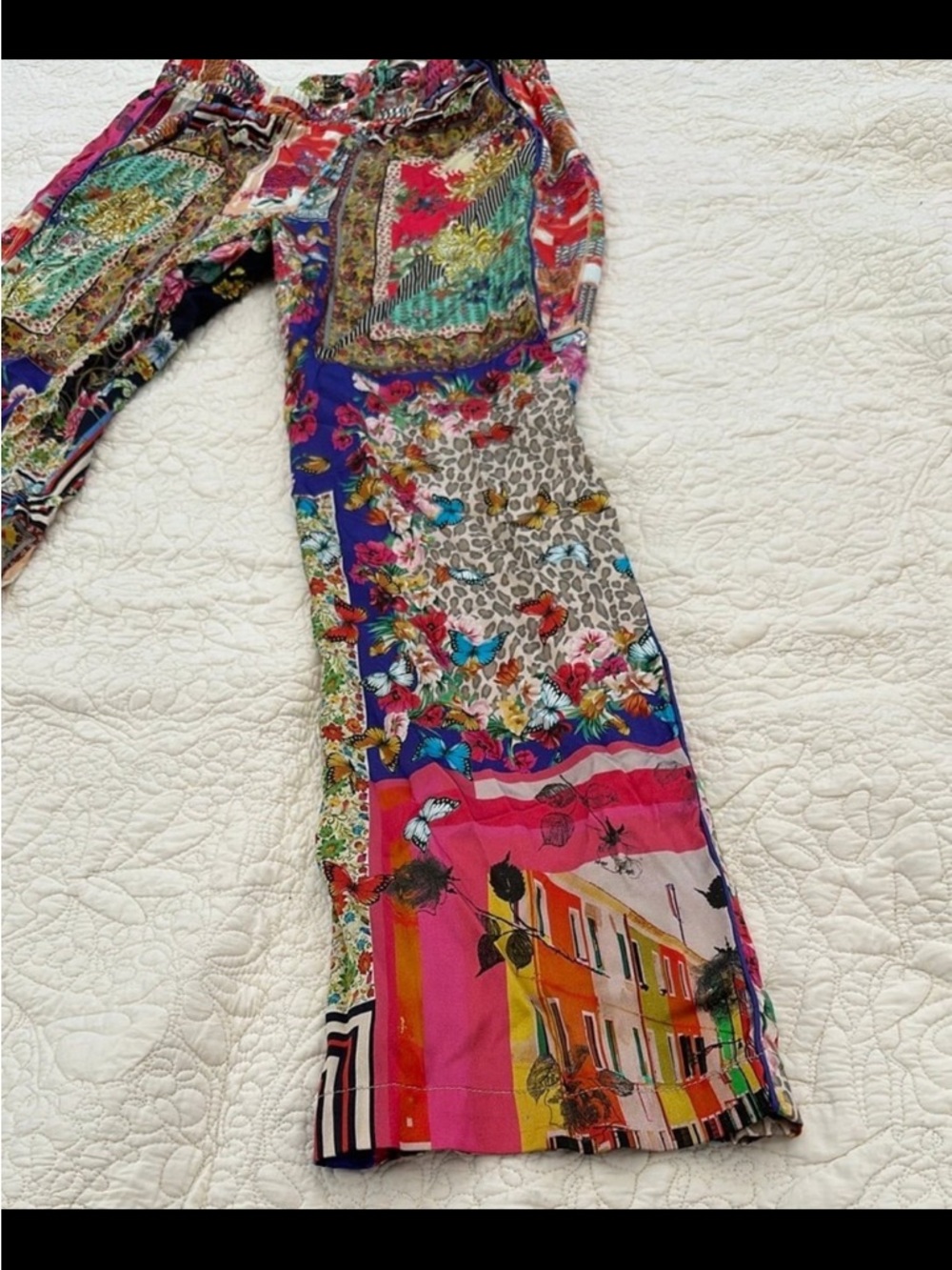 Johnny Was Almafi Silk Pants - Picture 3 of 4